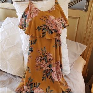 🌼Billabong Dress Yellow Floral XS ‼️